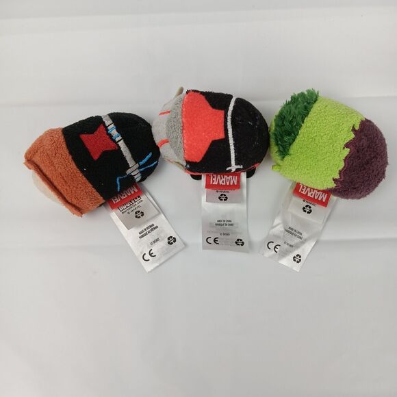 Tsum Tsum Disney Marvel Black Widow Hulk Ant Man Stuffed Plush Mini Toy Lot of 3 - Picture 3 of 5